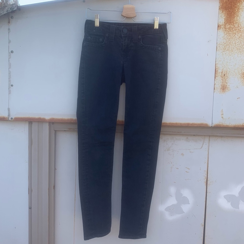 Black skinny True Religion jeans